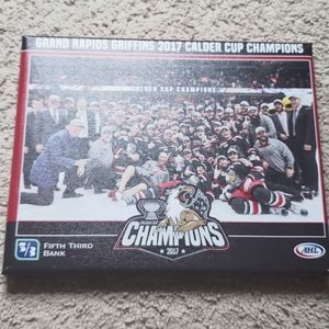 GR Griffins Calder Cup championship canvas